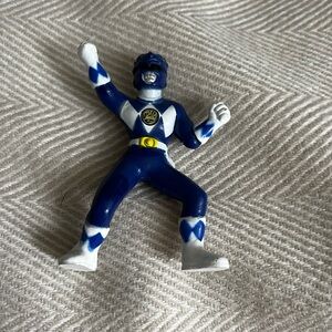 Vintage Mighty Morphin Power Rangers Blue Ranger mini-figure from 1994